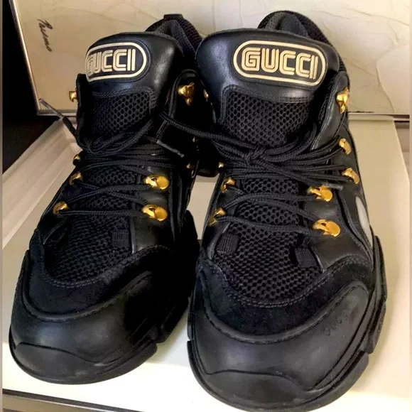 40% PRICE DROP!! 
Previously listed at $495
GUCCI FLASHTREK’S - Picture 2 of 9